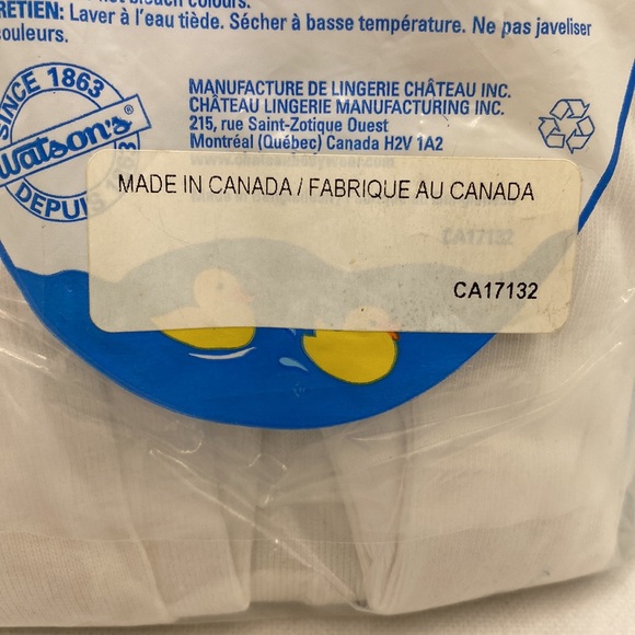 Vintage 2 Baby Watson’s Undershirts Button Vests White 18 Months New in Package - Picture 8 of 11